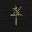 Pure Cotton Palm Tree Patterned Shirt (6-16 Yrs), BLACK, swatch