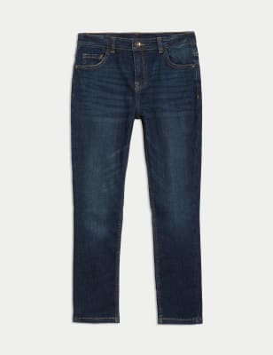 

Boys The Smith Skinny Fit Cotton with Stretch Jeans (3-16 Yrs), Dark Indigo
