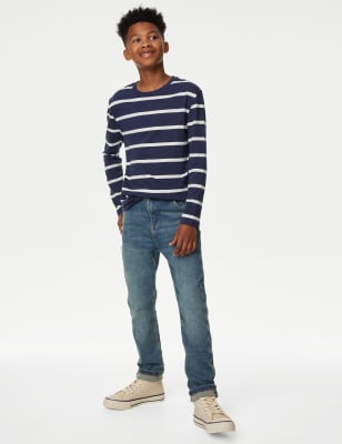 

Boys M&S Collection The Jones Straight Fit Cotton with Stretch Jeans (6-16 Yrs) - Tint, Tint
