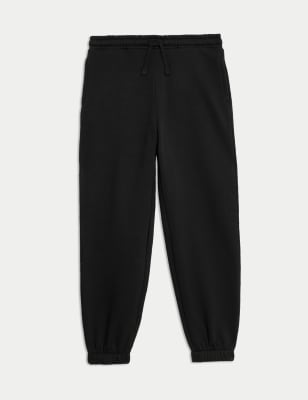 

Boys M&S Collection Unisex Cotton Rich Joggers (6-16 Yrs), Black
