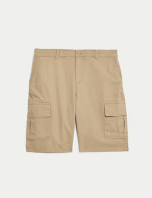 

Boys M&S Collection Pure Cotton Mini Me Cargo Shorts (6-16 Yrs) - Sand, Sand