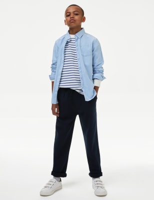 

M&S Collection Jogginghose aus Baumwollmischgewebe (6-16 J.) - Navy, Navy