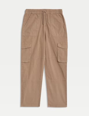 

Boys M&S Collection Cotton Rich Cargo Trousers (6-16 Yrs) - Tan, Tan