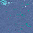 Cotton Rich Paint Splat Joggers, MID BLUE, swatch
