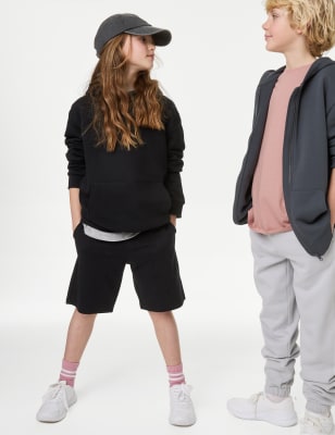 

M&S Collection Pantalón corto de algodón (6-16 años) - Black C, Black C