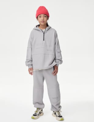 

M&S Collection Pantalón deportivo de algodón (2-16 años) - Pearl Grey, Pearl Grey