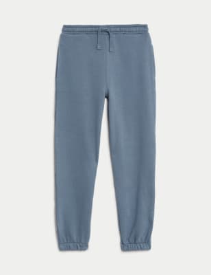 

Boys M&S Collection Cotton Rich Joggers (6-16 Yrs) - Steel Blue, Steel Blue