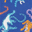 Pure Cotton Animal Print Shirt, BLUE MIX, swatch