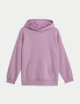 

Boys,Unisex,Girls M&S Collection Cotton Rich Hoodie (6-16 Yrs) - Dusted Lilac, Dusted Lilac