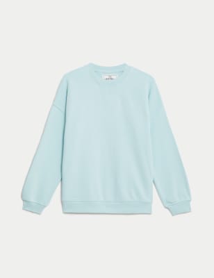 

Boys M&S Collection Cotton Rich Plain Sweatshirt (6-16 Yrs) - Light Turquoise, Light Turquoise