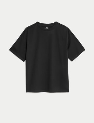 

M&S Collection Extra großes T-Shirt aus reiner Baumwolle (6-16 J.) - Carbon, Carbon