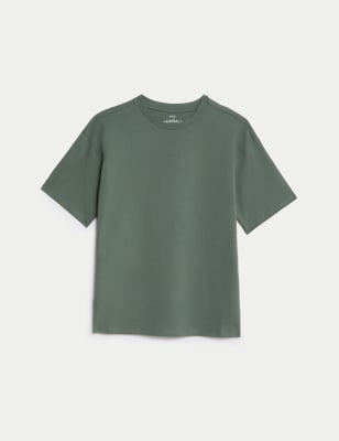 

Boys M&S Collection Pure Cotton Oversized T-shirt (6-16 Yrs) - Dark Sage, Dark Sage