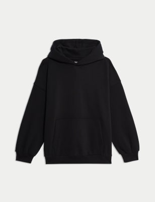 

Boys,Unisex,Girls M&S Collection Cotton Rich Hoodie (6-16 Yrs) - Black, Black