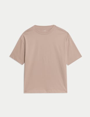 

Boys,Unisex,Girls M&S Collection Pure Cotton Plain T-Shirt (2-16 Yrs), Neutral
