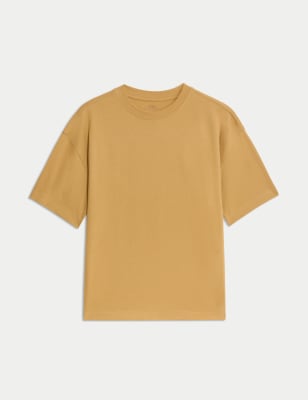 

Boys,Unisex,Girls M&S Collection Pure Cotton Plain T-Shirt (2-16 Yrs) - Mustard, Mustard