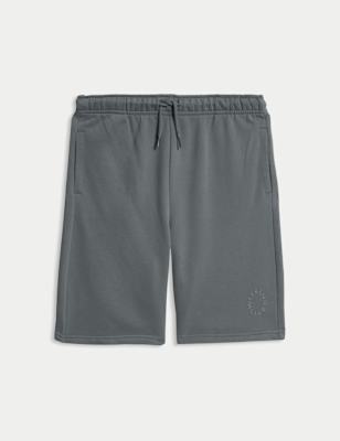 

Boys M&S Collection Cotton Rich Elasticated Waist Shorts (6-16 Yrs), Dark Grey