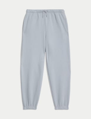 

Boys,Unisex,Girls M&S Collection Cotton Rich Joggers (6-16 Yrs), Light Slate