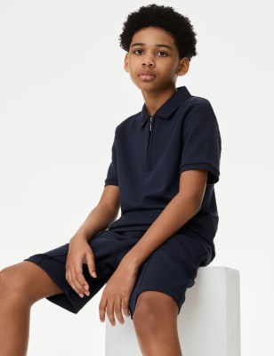

Boys M&S Collection Cotton Rich Top & Bottom Outfit (6-16 Yrs), Navy