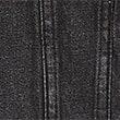 Denim Hooded Jacket, BLACK, swatch