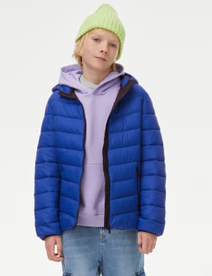 

M&S Collection Abrigo con capucha acolchado ligero con Stormwear™ (6-16 años) - Blue, Blue