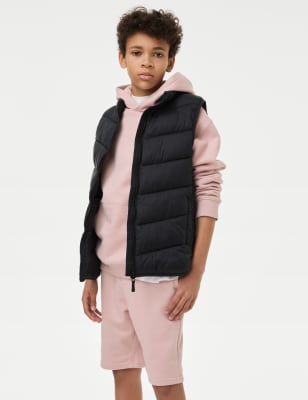 

Boys M&S Collection Stormwear™ Lightweight Padded Gilet (6-16 Yrs) - Black, Black