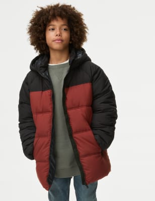 

Boys M&S Collection Padded Coat (6-16 Yrs) - Red Mix, Red Mix