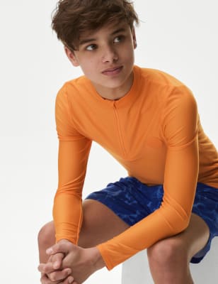 

M&S Collection Camiseta de buceo de manga larga (2-16 años) - Orange, Orange