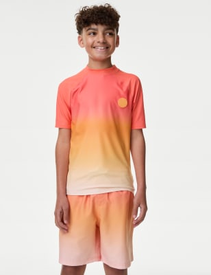 

Boys M&S Collection Ombre Rash Vest (6-16 Yrs) - Orange Mix, Orange Mix