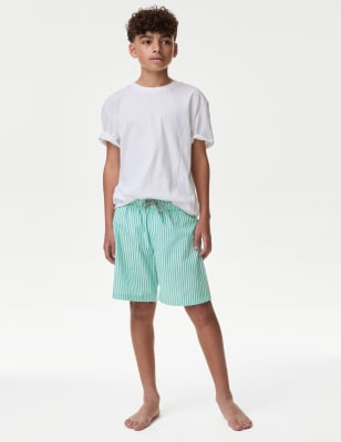 

Boys M&S Collection Striped Swim Shorts (6-16 Yrs) - Green Mix, Green Mix