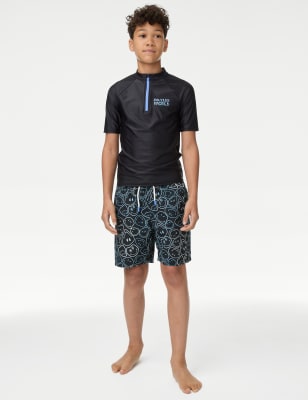 

Boys M&S Collection SmileyWorld® Swim Shorts (6-16 Yrs) - Black, Black