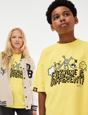 

Boys M&S Collection YoungMinds Doodle Boy™ Graphic T-Shirt (6-16 Yrs) - Yellow, Yellow