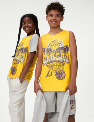 

Boys,Unisex,Girls M&S Collection NBA Los Angeles Lakers Vest (6-16 Yrs) - Yellow, Yellow