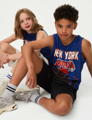 

Boys,Unisex,Girls M&S Collection NBA New York Knicks Vest (6-16 Yrs) - Multi, Multi