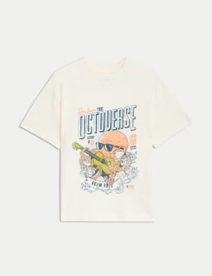 

Boys M&S Collection Pure Cotton Print T-Shirt (2-8 Yrs) - Neutral, Neutral
