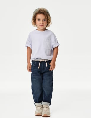 

Boys M&S Collection Regular Comfort Waist Denim Jeans (2-8 Yrs) - Dark Denim, Dark Denim