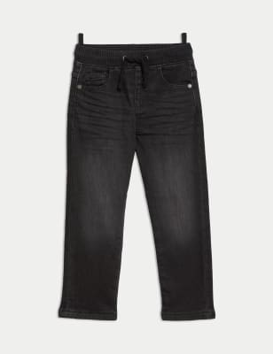 

Boys M&S Collection Regular Comfort Waist Denim Jeans (2-8 Yrs) - Black Denim, Black Denim