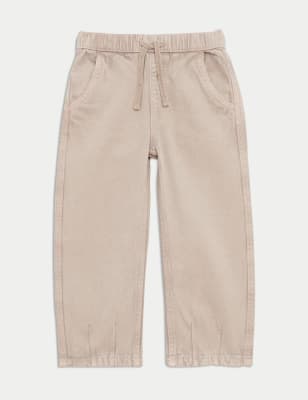 

M&S Collection Bunte Denim-Jeans mit Kordelzugbund (2-8 J.) - Mink, Mink