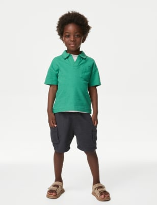 

M&S Collection Pantalón corto 100% algodón (2-8 años) - Charcoal, Charcoal
