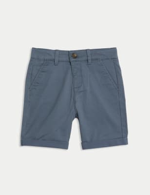 

Boys M&S Collection Cotton Rich Chino Shorts (2-8 Yrs) - Air Force Blue, Air Force Blue