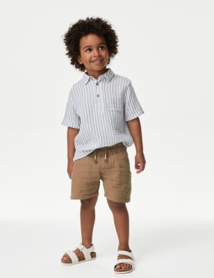 

M&S Collection Shorts aus reiner Baumwolle (2-8 Jahre) - Spice, Spice