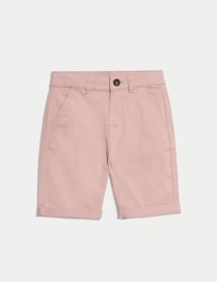 

Boys M&S Collection Cotton Rich Chino Shorts (2-8 Yrs) - Pink, Pink