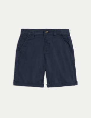 

Boys M&S Collection Cotton Rich Chino Shorts (2-8 Yrs) - Navy, Navy