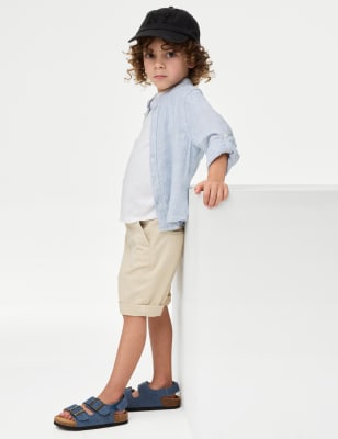 

Boys M&S Collection Cotton Rich Chino Shorts (2-8 Yrs), Natural