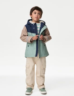 

Boys M&S Collection Stormwear™ Hooded Fisherman Coat (2-8 Yrs) - Multi, Multi