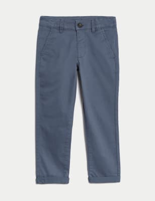 

Boys M&S Collection Cotton Rich Chinos (2-8 Yrs) - Air Force Blue, Air Force Blue