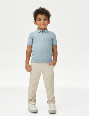 

Boys M&S Collection Cotton Rich Chinos (2-8 Yrs) - Natural, Natural