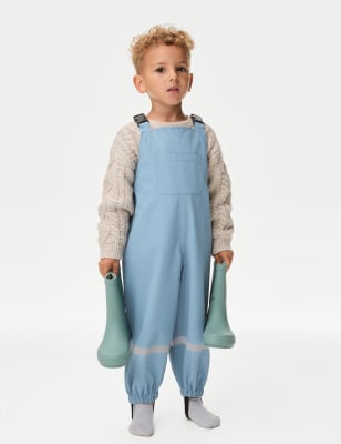 

Boys M&S Collection Waterproof Dungarees (2-8 Yrs) - Blue, Blue