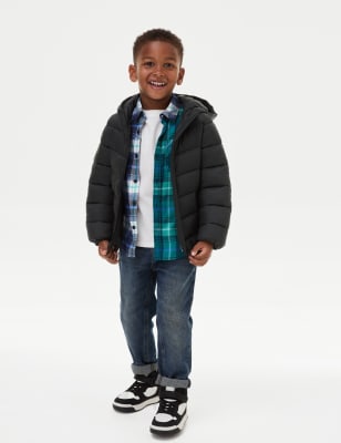 

Boys,Unisex,Girls M&S Collection Stormwear™ Lightweight Padded Coat (2-8 Yrs) - Black, Black