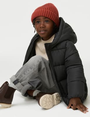 

Boys M&S Collection Stormwear™ Padded Coat (2-8 Yrs) - Charcoal, Charcoal