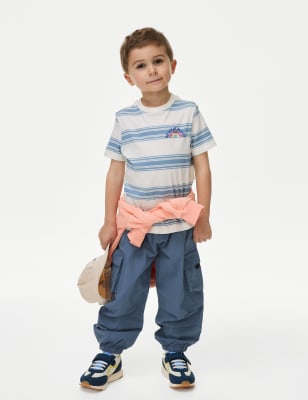 

Boys M&S Collection Relaxed Parachute Trousers (2-8 Yrs) - Air Force Blue, Air Force Blue